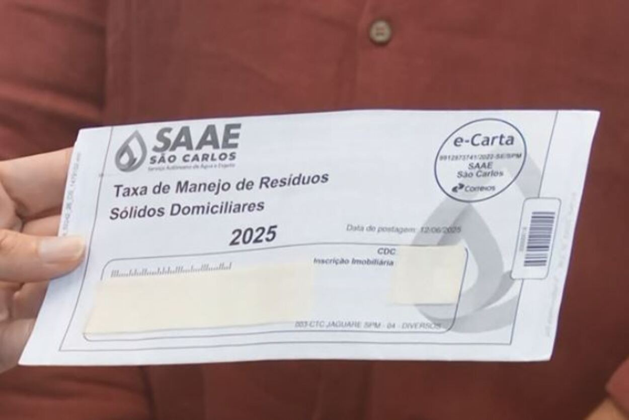 Taxa de lixo passa a ser cobrada na conta de água em São Carlos; entenda as mudanças