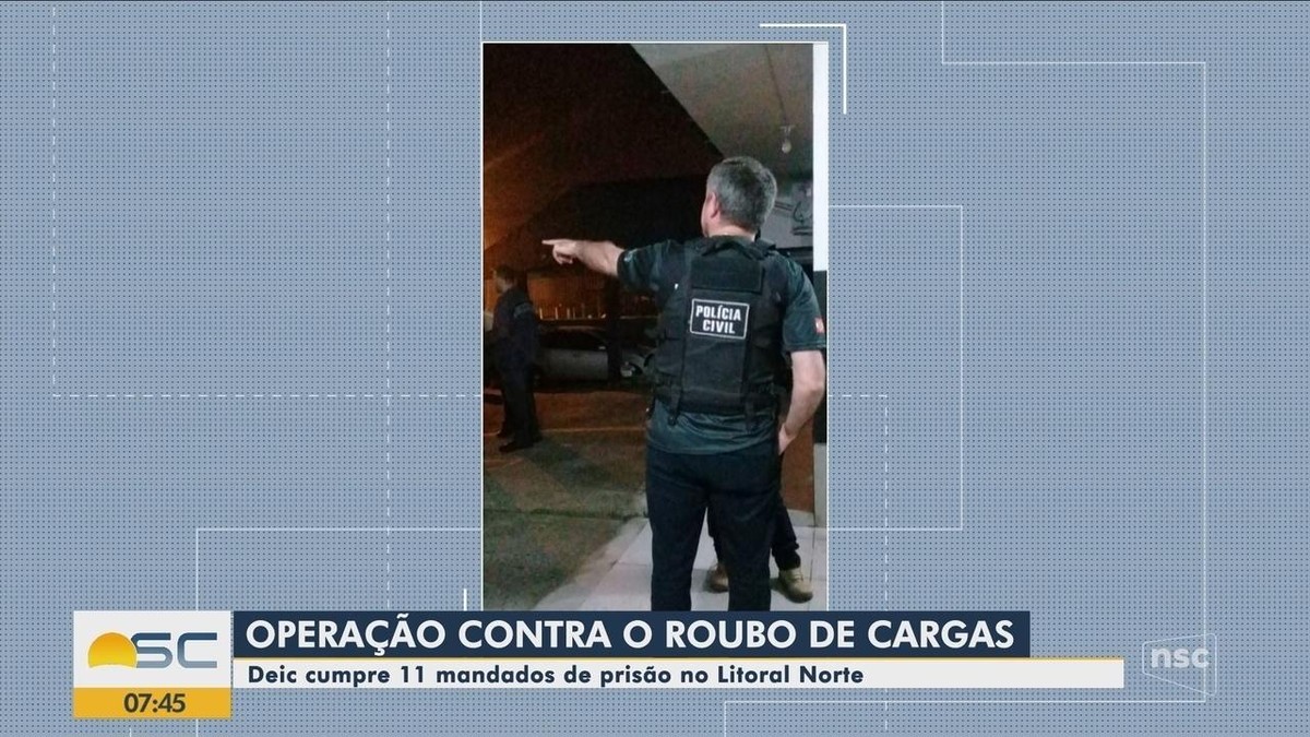 Polícia Civil Prende 9 Suspeitos Em Operação Contra Roubo De Cargas Em