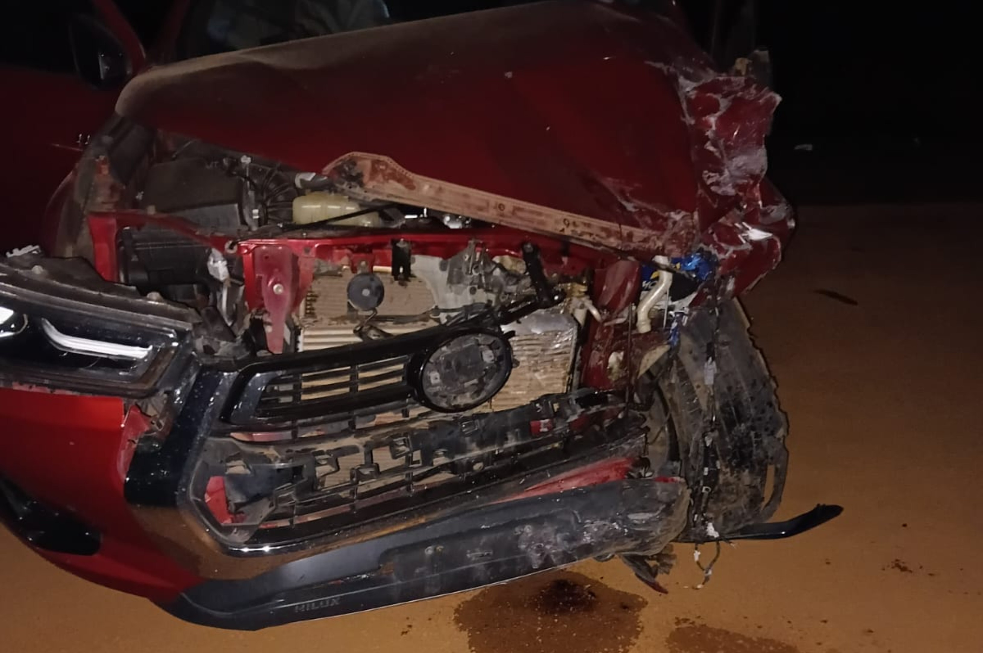 Agricultores morrem após batida frontal entre carro e caminhonete na BR-174