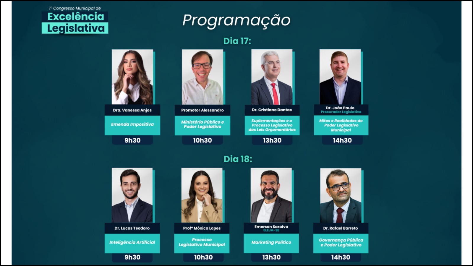 1º Congresso Municipal de Excelência Legislativa da Câmara de Pouso Alegre
