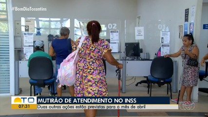 Mutirão do INSS adianta atendimento no fim de semana em Palmas