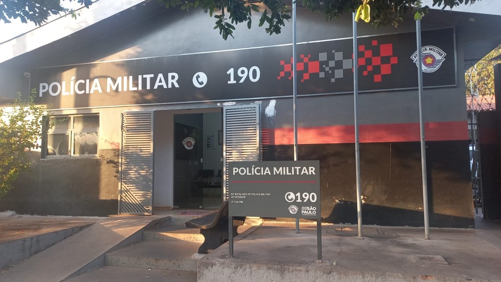 Polícia Militar de Nova Granada (SP) — Foto: TV TEM / João Selari