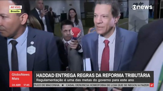 Haddad entrega regras para reforma tributária - Programa: GloboNews Mais 