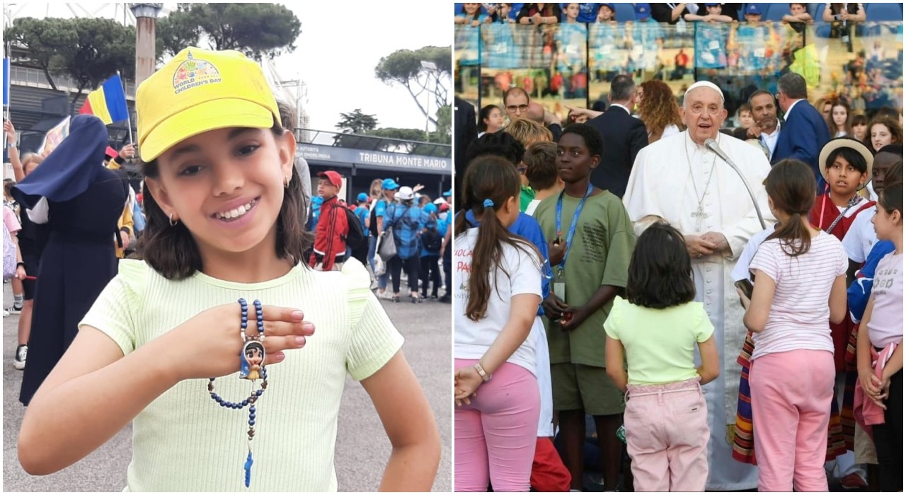 'Disney não': menina do interior de SP que venceu câncer representa as Américas, lê mensagem e realiza sonho de conhecer o Papa