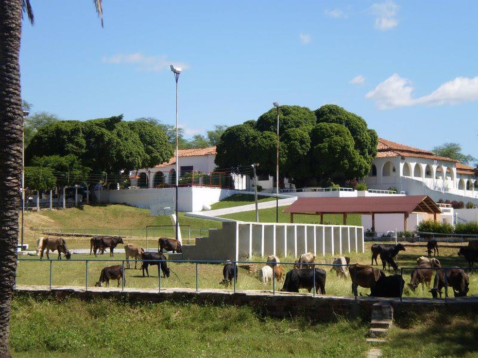 Local é conhecido por águas termais e grande área verde. — Foto: Reprodução/Facebook
