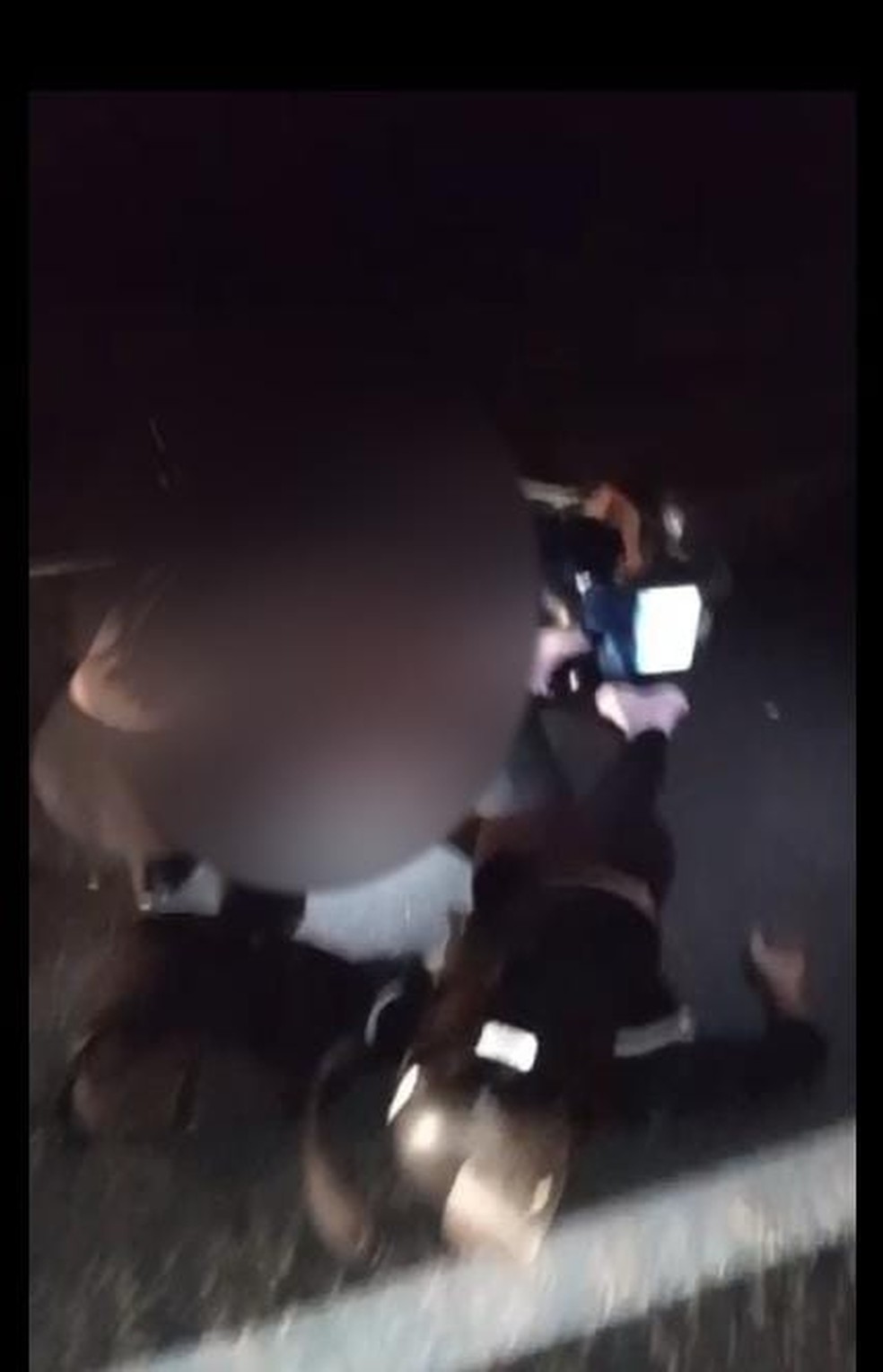 Acidente aconteceu na BR-242 — Foto: Reprodução