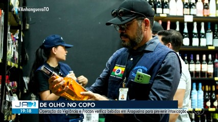 Operação da Vigilância e Procon verifica bebidas em Araguaína para prevenir intoxicação