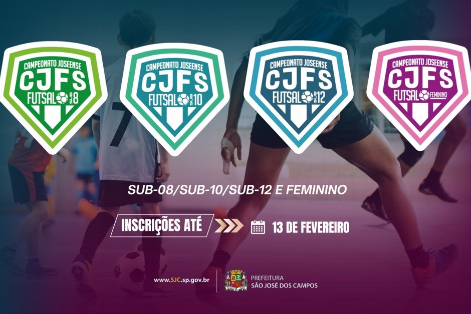 Prefeitura abre inscrições para Campeonatos Joseenses de Futsal