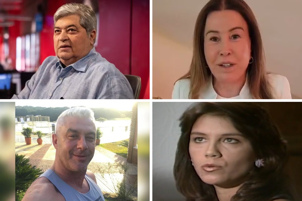 José Luiz Datena (PSDB), Zilu Camargo (União Brasil), Alexandre Correa (Avante) e Cristina Prochaska (PSOL) — Foto: Divulgação