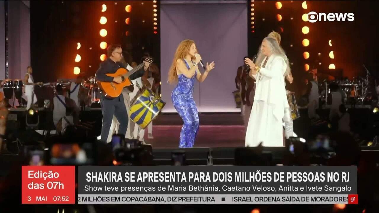 'Copacabana coroou Shakira como a rainha do pop latino'