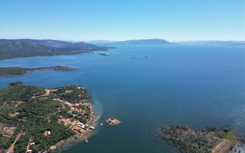 Lago da Serra da Mesa, em Goiás — Foto: Marcos Vinícius R Souza / Prefeitura de Niquelândia