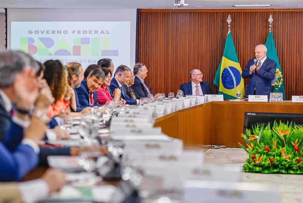 Reunião ministerial do governo Lula em 20 de dezembro — Foto: Ricardo Stuckert / PR