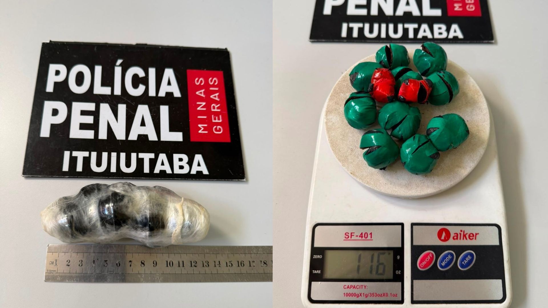 Mãe com bebê no colo é barrada ao tentar entrar em presídio de MG com fumo escondido nas partes íntimas