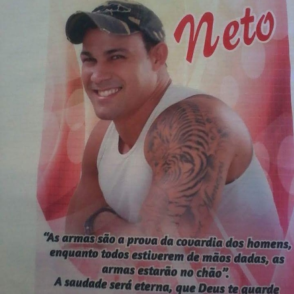 Hebert Menezes de Amorim Neto, de 33 anos, foi morto a tiros por PM, dentro de shopping, em Alagoinhas — Foto: Arquivo pessoal