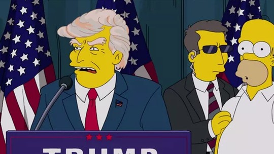 É #FAKE que episódio dos Simpsons tenha 'previsto' Lula derrubando Trump do poder; vídeo foi feito com inteligência artificial - O Fato ou Fake mostrou a publicação para o produtor executivo e showrunner da série, Matt Selman. Em resposta por e-mail, ele alerta que a publicação é falsa.