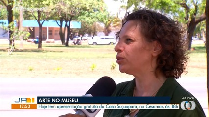 Casa Suçuapara realiza apresentação gratuita no parque Cesamar em Palmas