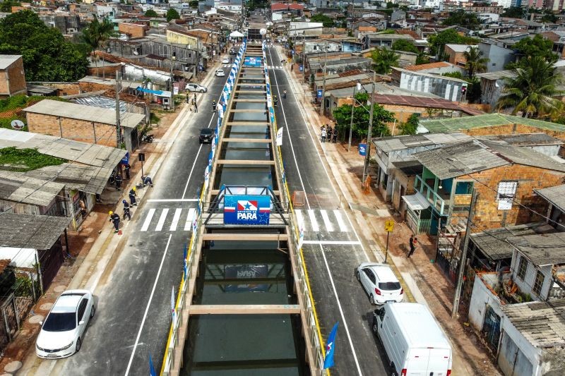 Macrodrenagem do Tucunduba: obra no canal da Timbó é entregue em Belém