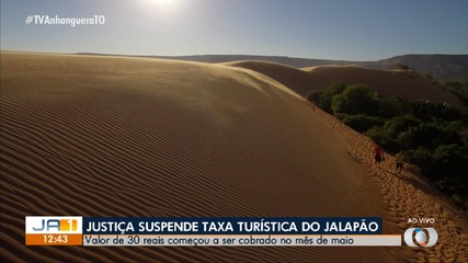 Justiça suspende taxa turística do Jalapão