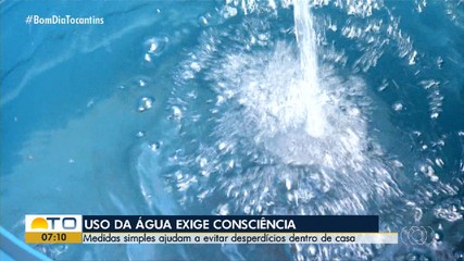 Medidas simples podem ajudar a evitar desperdício de água em casa