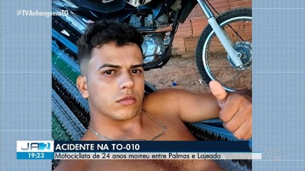 Motociclista morre em acidente de trânsito na TO-010