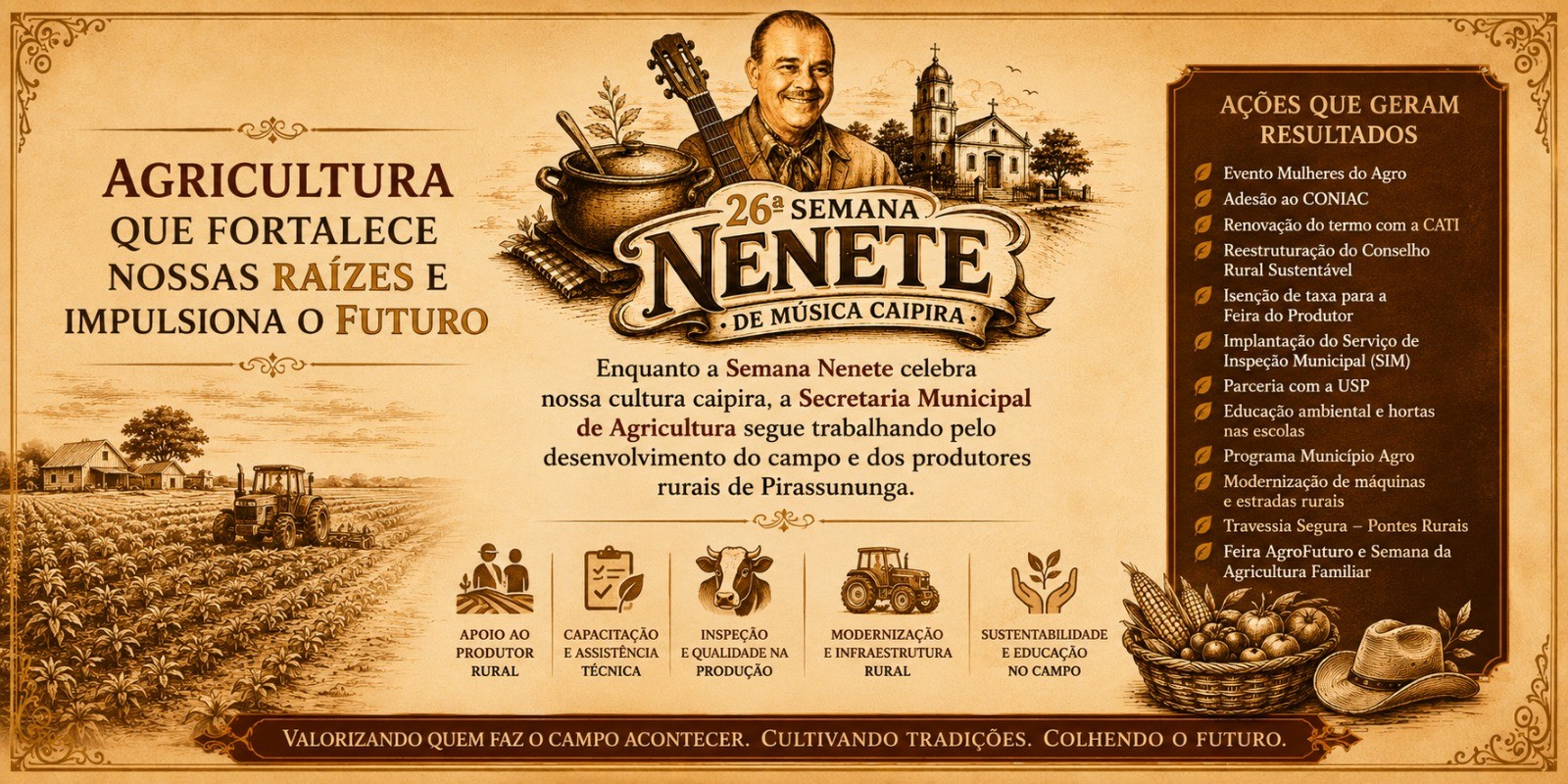 O avanço de Pirassununga em projetos e políticas públicas no campo