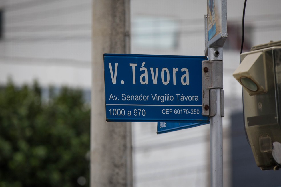 Avenida Senador Virgílio Távora atravessa os bairros Meireles, Aldeota e Dionísio Torres. — Foto: Davi Rocha/SVM