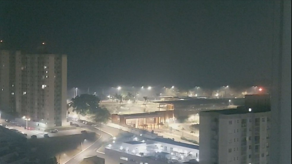 Nuvem amanhece sobre a capital do Amazonas — Foto: Reprodução