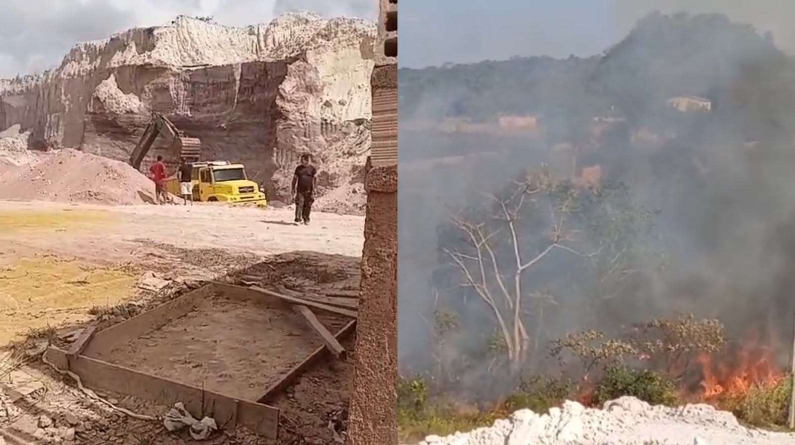 Moradores denunciam extração de terra e queimadas em bairro de Santarém