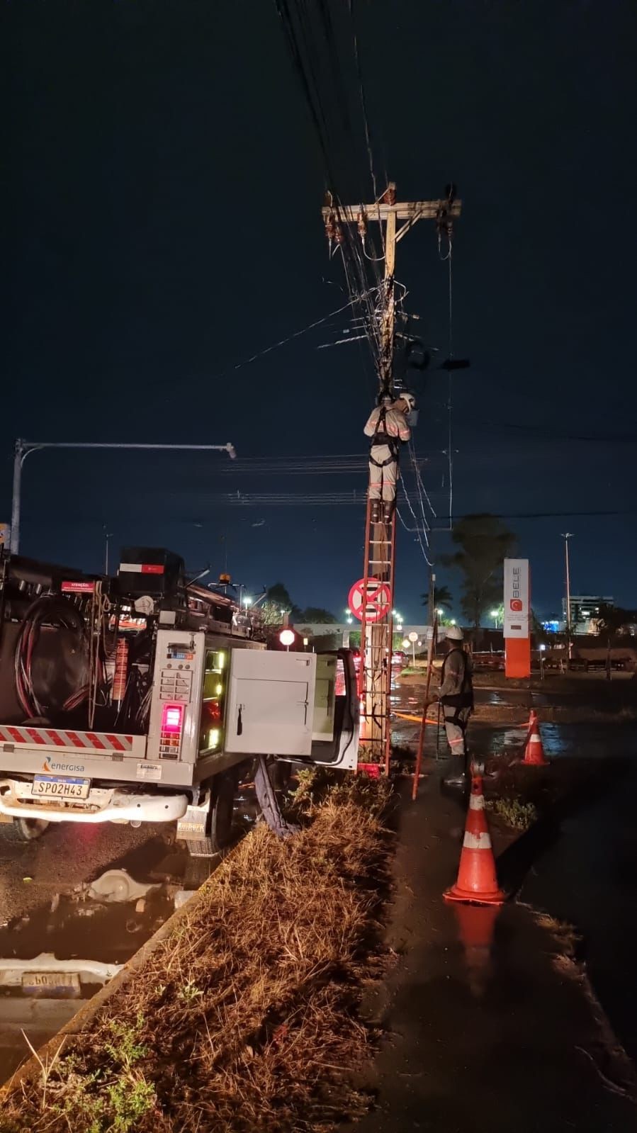 Energisa atende áreas atingidas pela chuva em todo Mato Grosso