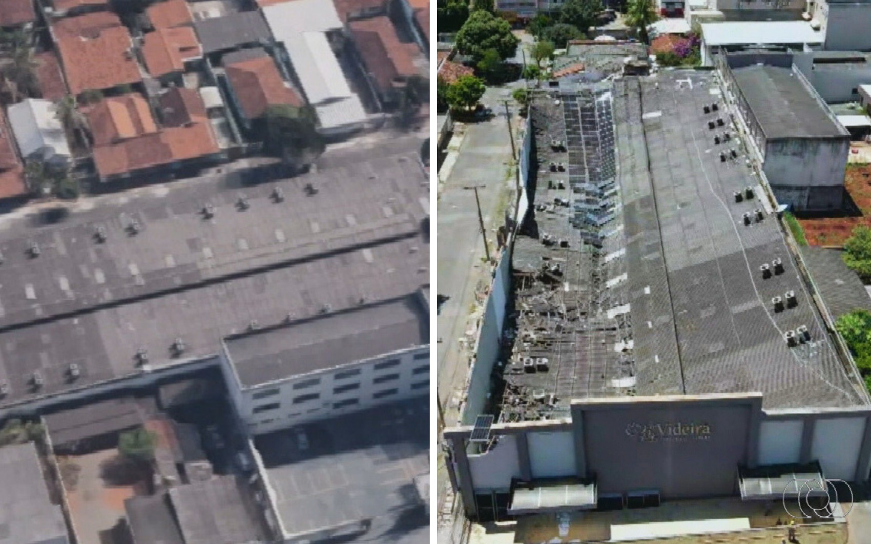 Instalação de placas solares em teto de igreja que desabou em Goiânia não tinha autorização do Corpo de Bombeiros, diz corporação