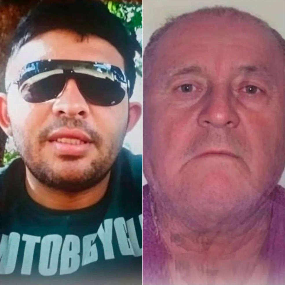 Giliarde Flávio de Moura e Manoel Alves da Silva, vítimas do acidente — Foto: Divulgação