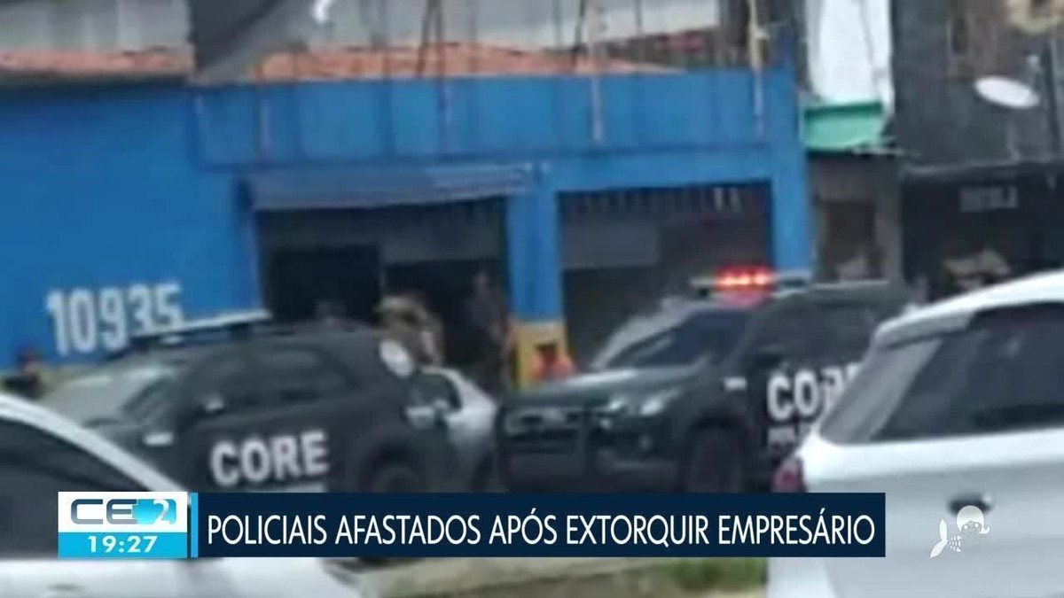 Policiais são afastados por suspeita de tentar extorquir R$ 100 mil de comerciante em Fortaleza