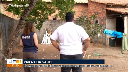 IBGE visita moradores do Tocantins para mapear condições de saúde
