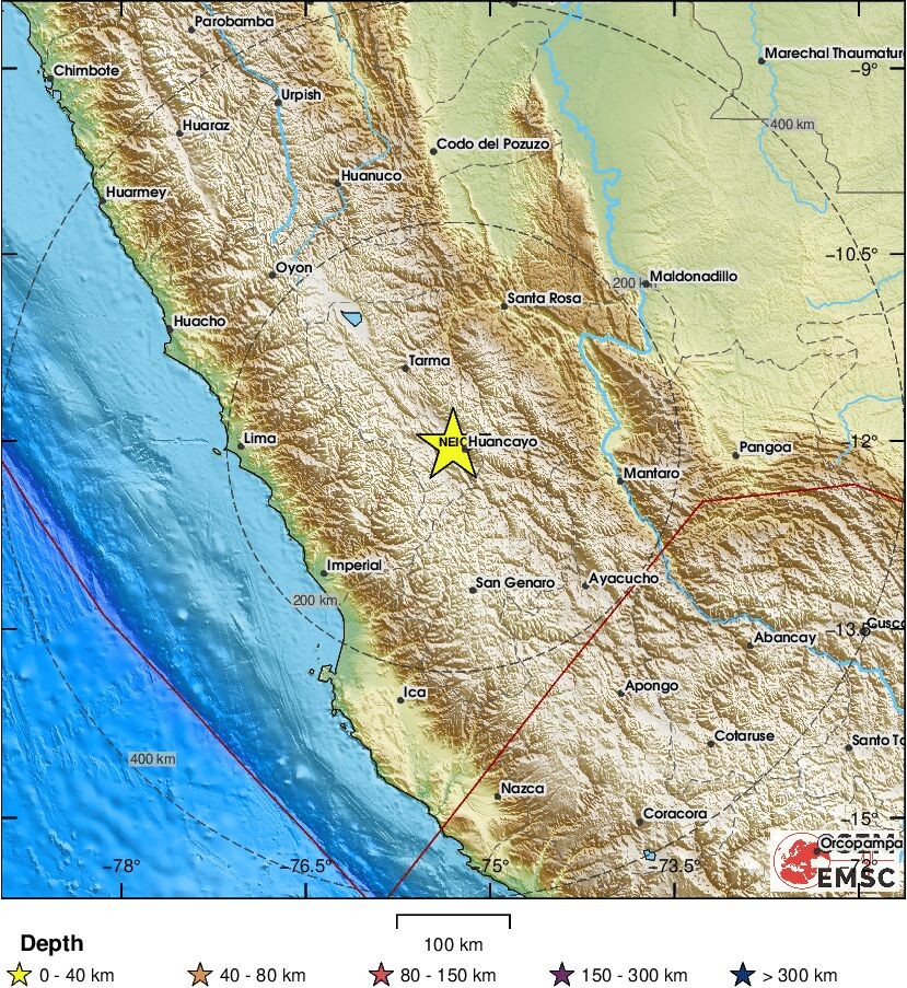 Terremoto de magnitude 5,6 atinge região central do Peru