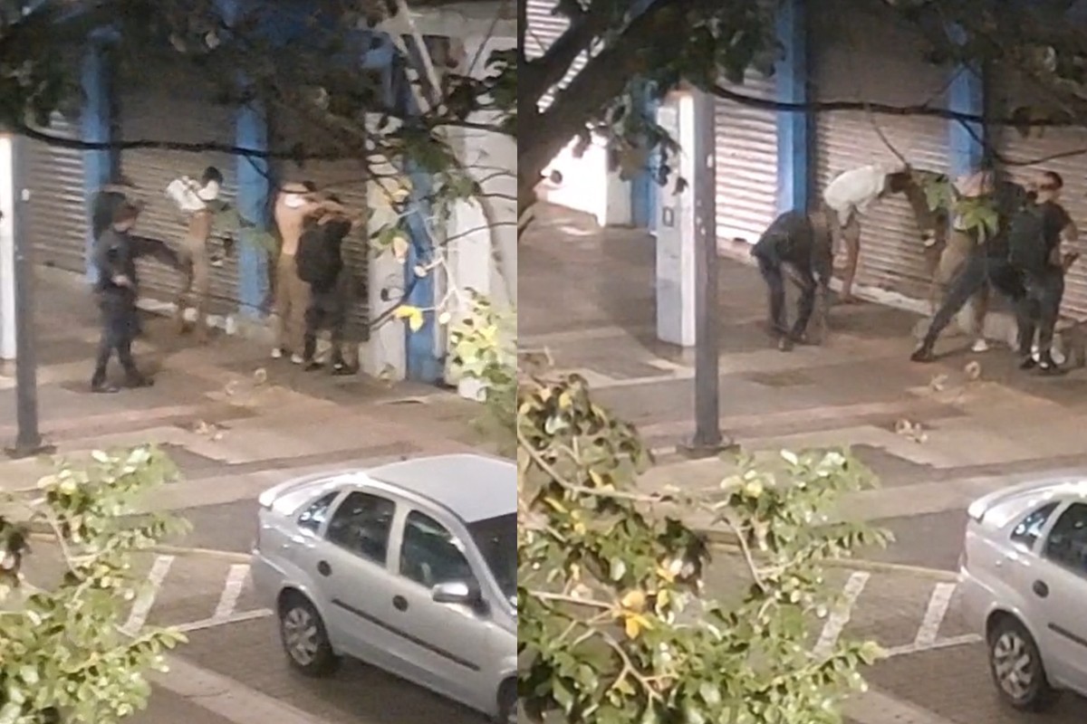 VÍDEO: policiais agridem jovens com socos e chutes durante abordagem na rua 14 de Julho, em Campo Grande