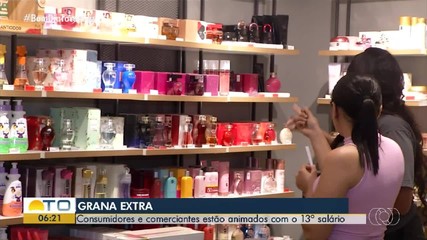 Comércio prevê aquecimento nas vendas com o pagamento do 13º salário