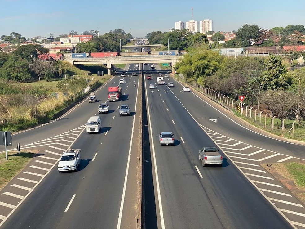 Rodovia Transbrasiliana (BR-153) em São José do Rio Preto (SP) — Foto: Divulgação / PRF