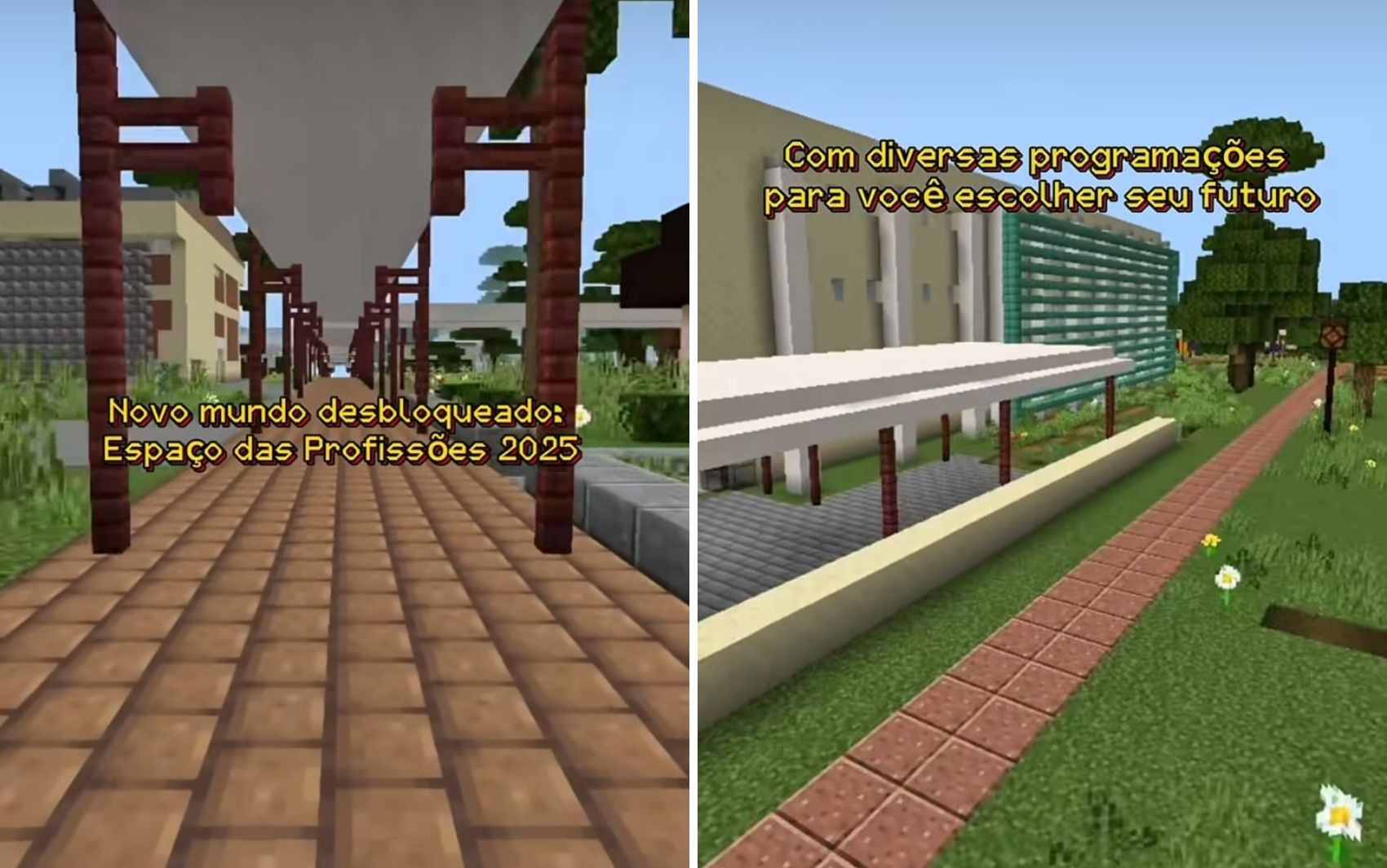 Campus em Minecraft e salas interativas sobre cursos: veja detalhes do Espaço das Profissões da UFG em Goiânia 