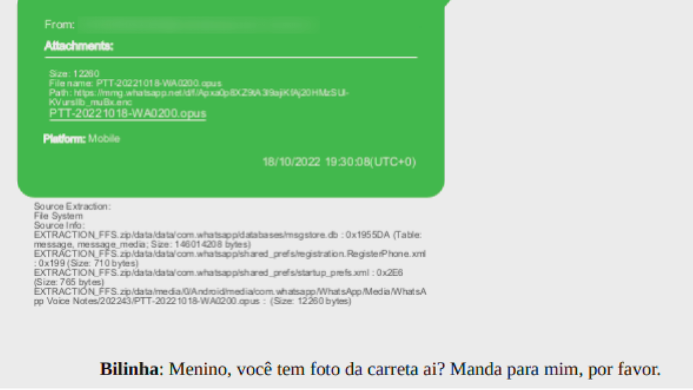 Blogueiro conta detalhes de uma apreensão de drogas — Foto: Polícia Civil