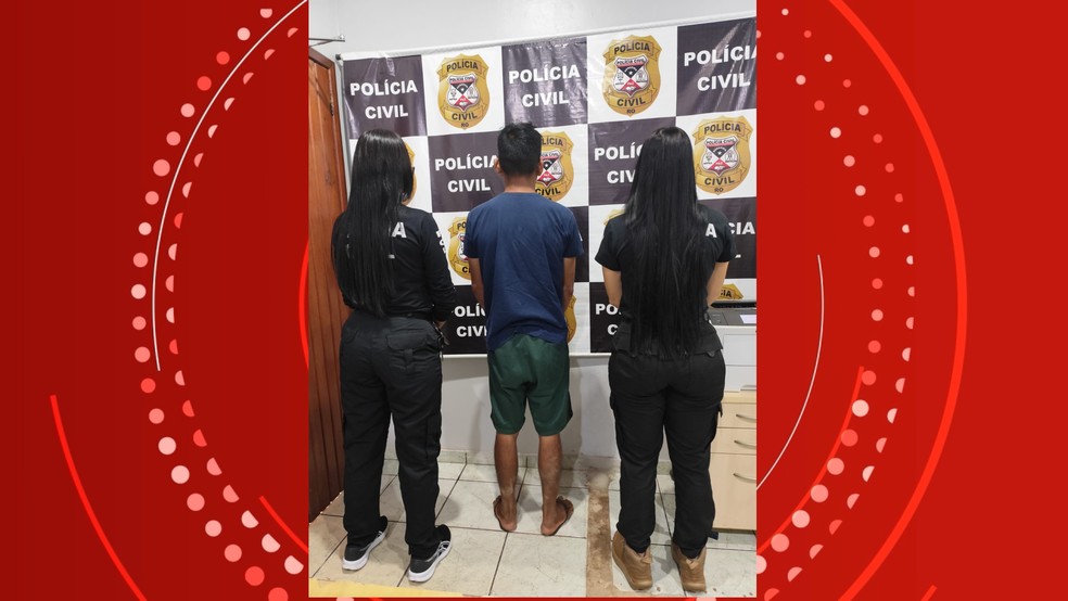 Marido de indígena é preso suspeito de matar a companheira — Foto: Polícia Cívil/RO