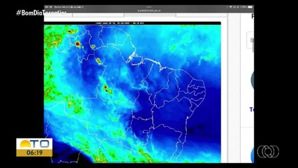 Saiba como fica a previsão do tempo nas regiões do Tocantins