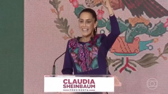 México elege Claudia Sheinbaum, a primeira mulher presidente do país - Programa: Jornal Nacional 