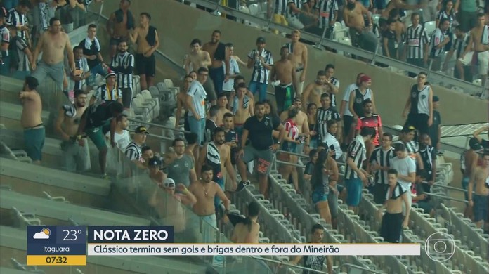 PM de Minas proíbe torcedores do Galo de levar a letra B para o clássico  contra o Cruzeiro, no sábado - Lance!