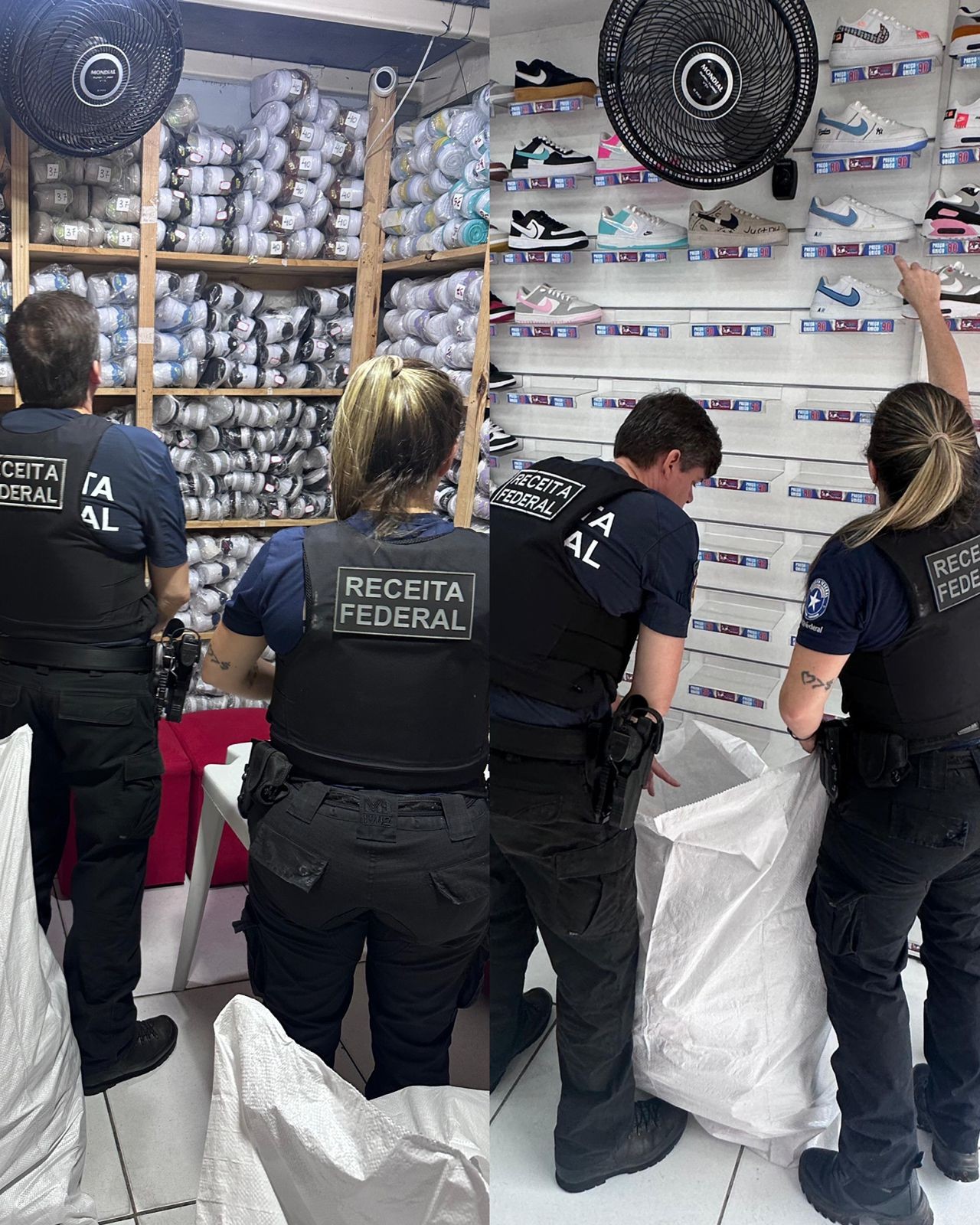 Operação apreende mais de uma tonelada de mercadorias falsificadas avaliadas em R$ 4 milhões em Maceió