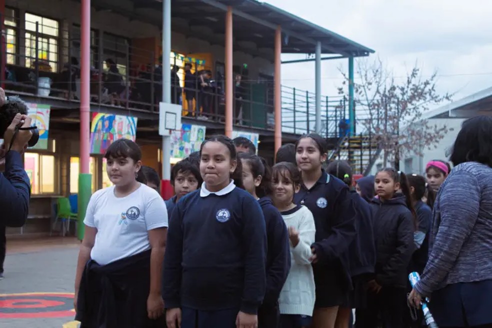 O María de Guadalupe educa cerca de 700 crianças e adolescentes — Foto: Fundación María de Guadalupe via BBC