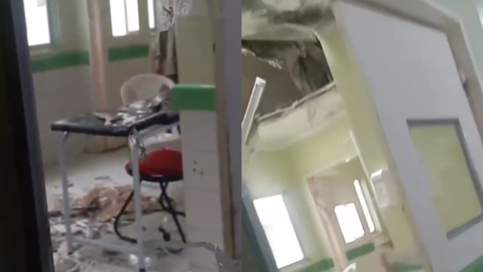 VÍDEO: parte de forro de UPA cai em cidade do Piauí