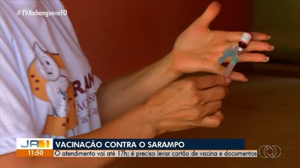 Unidades de saúde de Palmas realizam dia D de vacinação contra o sarampo