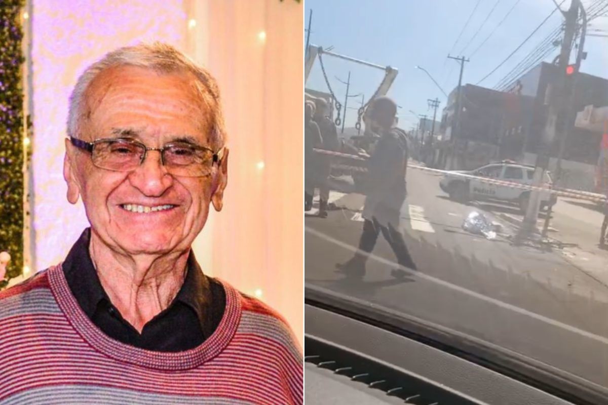 Idoso morre atropelado por caminhão no litoral de SP 