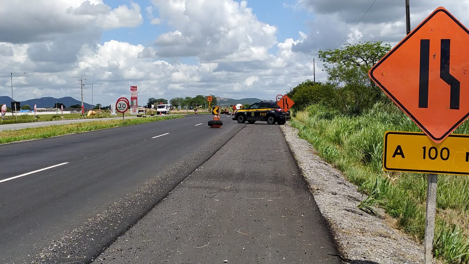 Trecho da BR-230 entre João Pessoa e Campina Grande é interditado