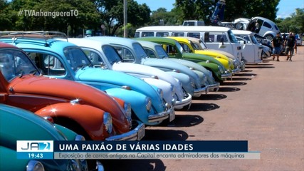 Exposição de carros antigos mostra relíquias que marcaram gerações